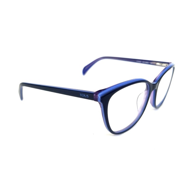 New TOUS Eyeglasses VTOA36 09MC 53 16 135 Acetate Frames Navy Blue Women Glasses - Picture 10 of 15